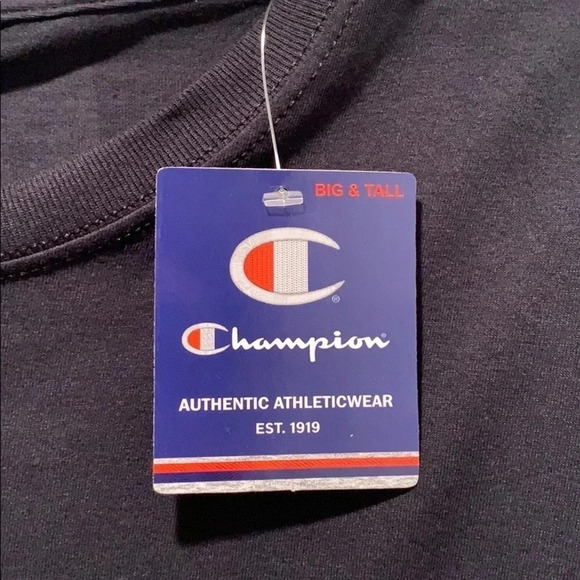 Champion Long Sleeve Camouflage T-Shirt Screenprint Big Tall - Picture 8 of 10